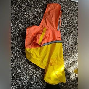 Reflective rain jacket for dogs